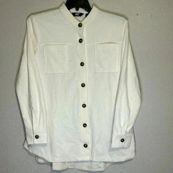 Land’s End Corduroy Button Down Shacket - Picture 1 of 7